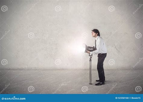 Projecting Light Stock Photo Image Of Wall Young Message 52350168