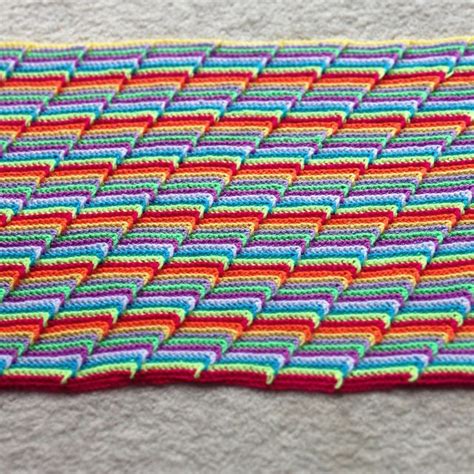 Groovy Ghan Pattern By Marinke Slump Crochet Knit Blanket Knitted