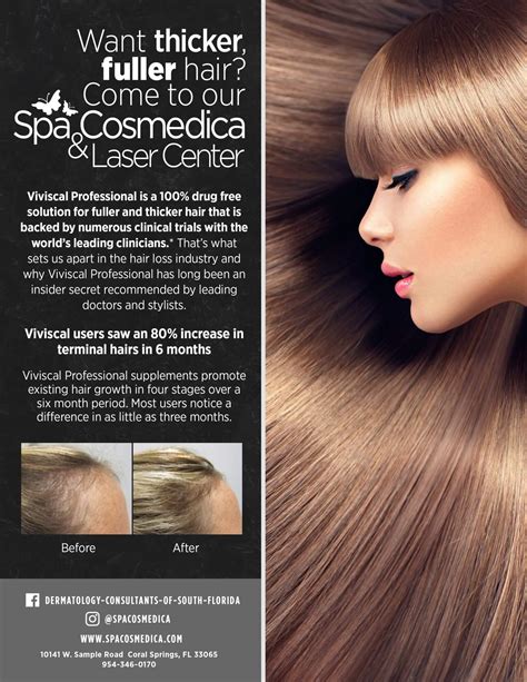 Want Thicker Fuller Hair Dermatology Consultants Of South Florida