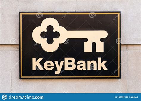 Keybank business online allows you to: KeyBank Bank Exterior And Trademark Logo Editorial Image ...