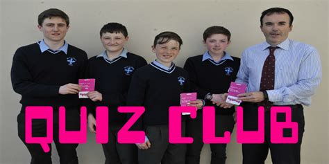 Quiz Club Winners Rice College