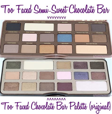 Too Faced Semi Sweet Chocolate Bar Eye Palette Review Swatches