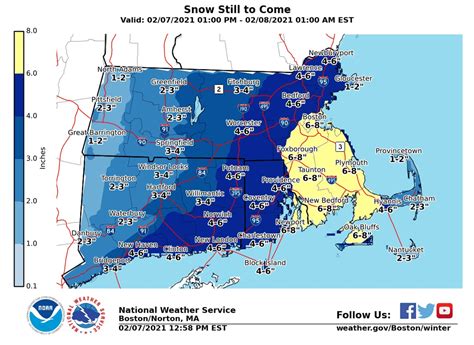 Massachusetts Snowstorm Winter Storm Warning Expanded To Include