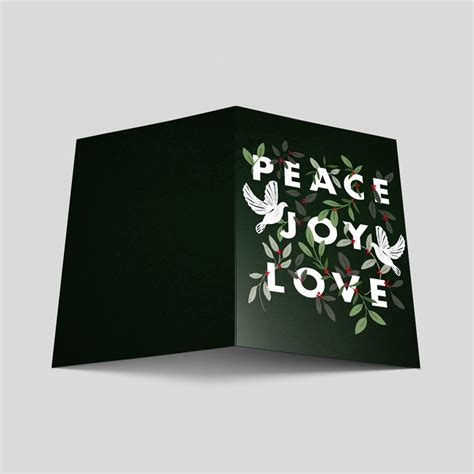 Peace · Joy · Love By Cardsdirect