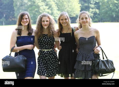 Group Of Happy Young Female Friends Stock Photo 71918526 Alamy