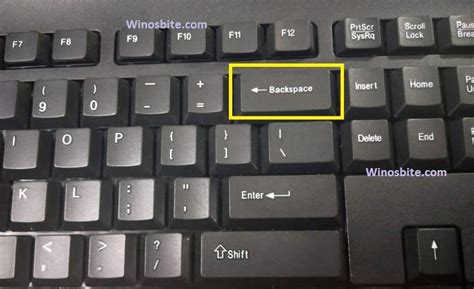Fixed Backspace Not Working In Windows 10