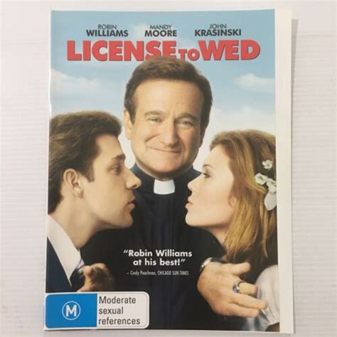 License To Wed DVD Romcom Robin Williams Mandy Moore EBay