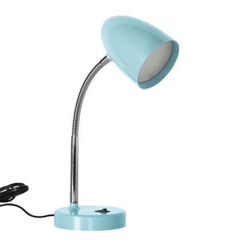 Mainstays Led Desk Lamp Flexible Metal Gooseneck Mint