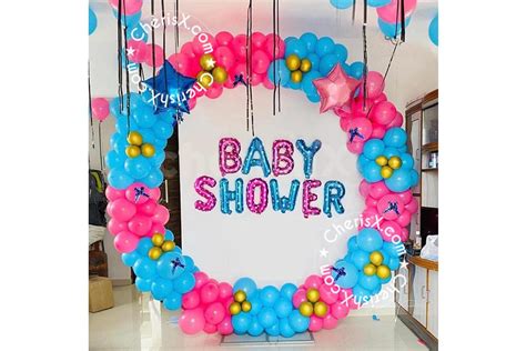 Blue And Pink Theme Baby Shower Decor For Your Baby Shower Celebrations