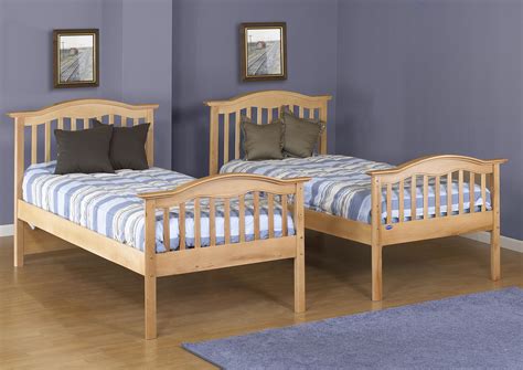 Wooden Twin Beds Photos Cantik