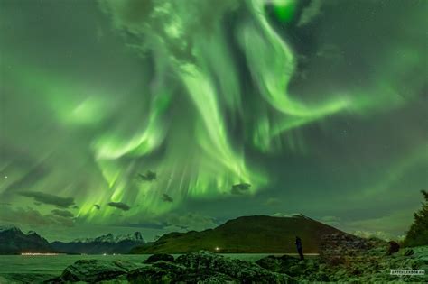 Aurora Borealis Over Tromsø Kingdom Of Norway Photographed By Markus