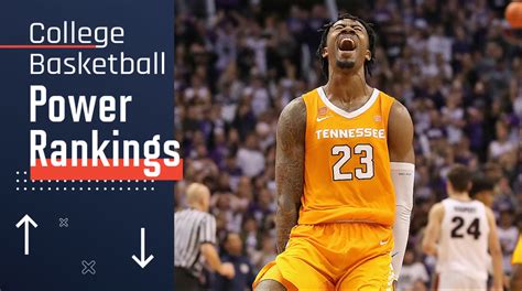 College Basketball Power Rankings Tennessee Into Top Five Sports