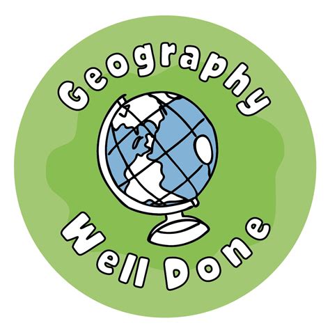Geography Well Done Reward Stickers — Myclassroom
