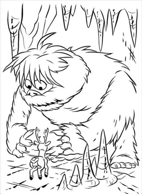 Abominable Snowman Coloring Pages Rudolph - Freeda Qualls' Coloring Pages