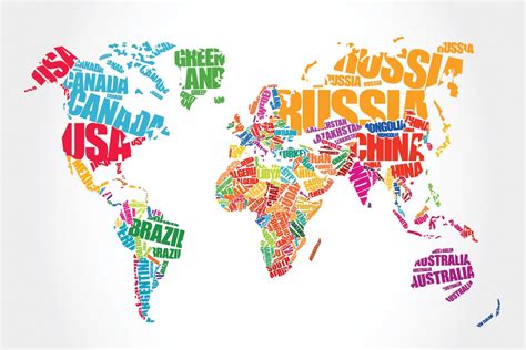 Example Of A Word Map World Map