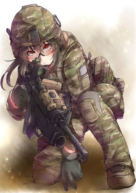 Army Anime Girl Tumblr