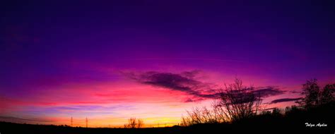 The Purple Sunset By T 20 A 20 On Deviantart