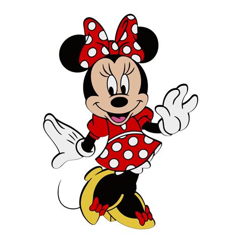 Minnie Mouse In Red Dress Svgepsdxfpngand Pdf Files