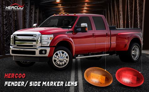 Amazon Com HERCOO LED Dually Bed Fender Side Marker Lights Front Rear