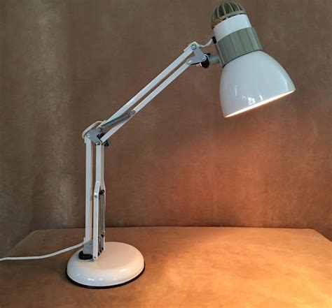 The designs are adjustable at multiple points and many have led options, which is especially designed for bright directional task lighting to give you focused illumination in the office. LUXO Vintage articulated desk lamp swing arm mid century ...