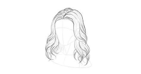Brown hair wig illustration, hairstyle wig artificial hair integrations, western style long hair to pull free s, free logo design template, black hair png. Train to draw Hair - Draw it yourself! 🖌