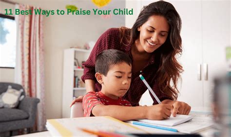 11 Best Ways To Praise Your Child Learning Time