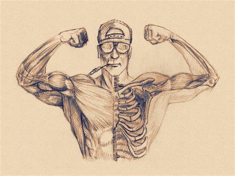 Half Body Anatomy By Radserg On Deviantart