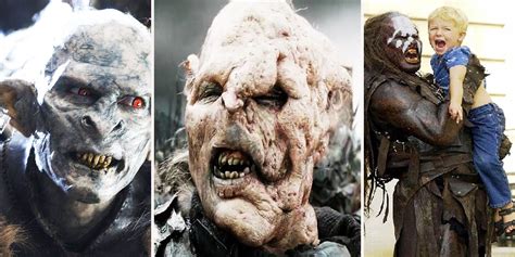 Replica's of the weapons used in the peter jackson films of the lord of the rings, such as the swords anduril, arwen's sword hadhafang, the bow and knives of legolas, frodo's and bibo's sword sting and sauron's helmet. Things You Never Knew About Orcs | ScreenRant