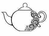 Kettle Coloring sketch template