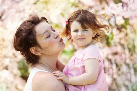 Mother Daughter Outside Spring Stock Image Everypixel