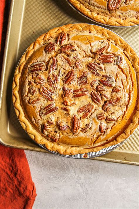 Pumpkin Pecan Pie Recipe Sweetphi