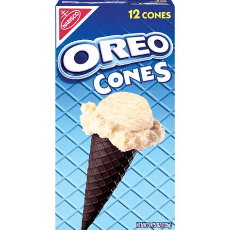 Nabisco Oreo Ice Cream Cones Oz Box Ice Cream Cones Toppings Larry S Super Foods