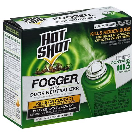 Fogger With Odor Neutralizer Insect Killer Hot Shot 3 X 2 Oz Delivery