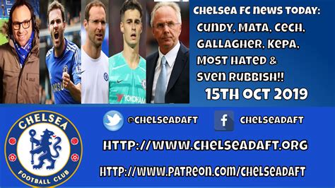 See actions taken by the people who manage and post content. Chelsea FC News Today | Cundy | Mata | Cech | Gallagher ...