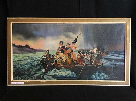 Painting George Washington Crossing The Delaware 1967