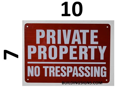 Hpd Signs Private Property No Trespassing Sign Aluminum Signs Dob