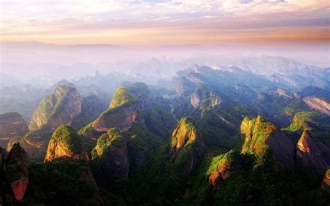 Landscape Photography Of Mountains Sunset Mountains China Mist Hd