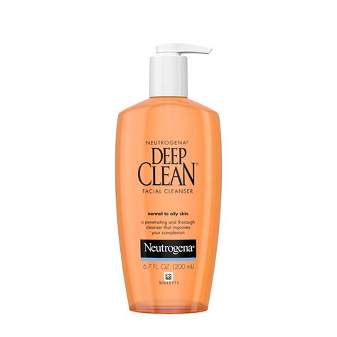 Neutrogena Oil Free Deep Clean Daily Facial Cleanser Face Wash 6 7 Fl Oz