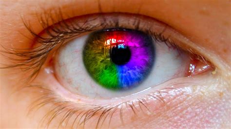 Photoshop Cs5 Rainbow Eye Colour Tutorial Youtube