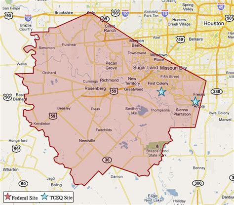 Fort Bend County Map Texas Commission On Environmental Quality