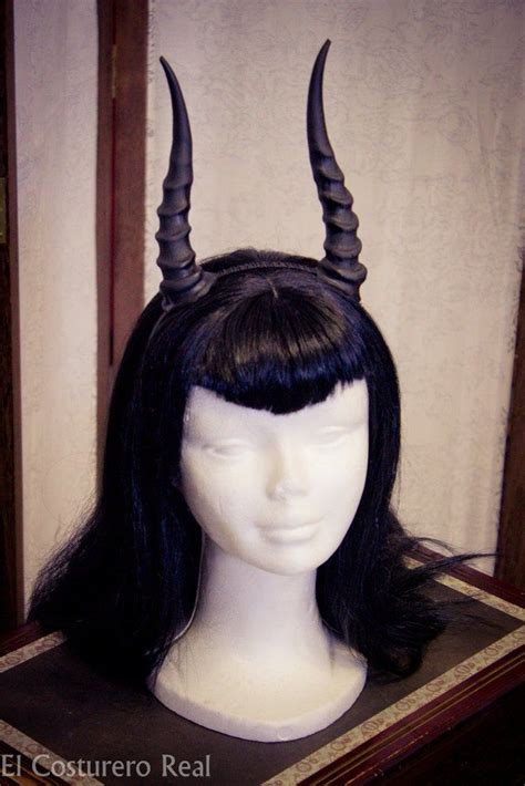 Dragon Or Devil Horns Attached To A Headband For A Cosplay Or Fantasy