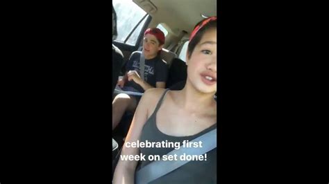 Peyton Elizabeth Lee And Asher Dov Angel On A Car Youtube