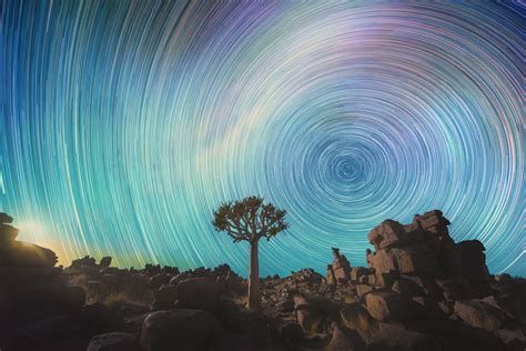 We handpicked more than 600,000 nature pictures for your choosing. Swirling Star Trails Captured Over the Namib Desert by Daniel Kordan | Colossal