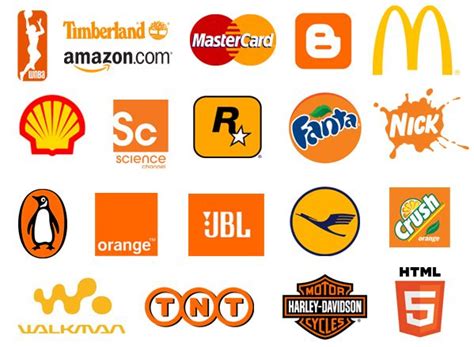 Top Famous Logos Designed In Orange Orange Logo Logo Design Famous Logos