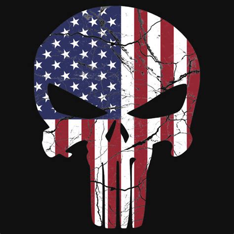 Punisher Skull Green Line Usa Patriotic Army Military Tactical Thin