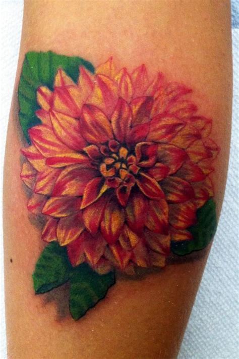 Tattoo Designs Flowers Zinnia Dahlia Flower Tattoo Dahlia Tattoo
