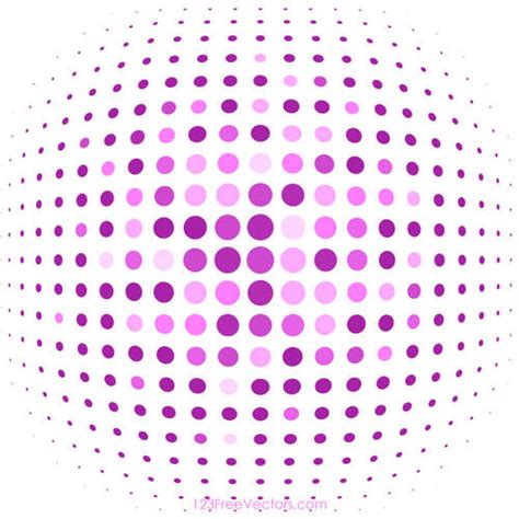 Pink Halftone Pattern Public Domain Vectors