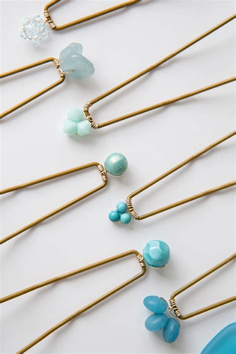 Each branch is flexible and can be moved to your liking. These DIY Something Blue Hair Pins Are Stunning!