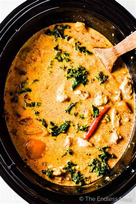 A warming, comforting recipe for your slow cooker! crock pot thai chicken curry - NEWS RECIPES