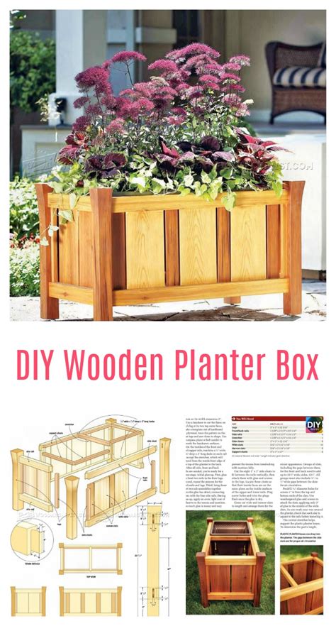 Set the assembled box on its bottom. 10+ Amazing DIY Wooden Planter Box Ideas - DIY 4 EVER